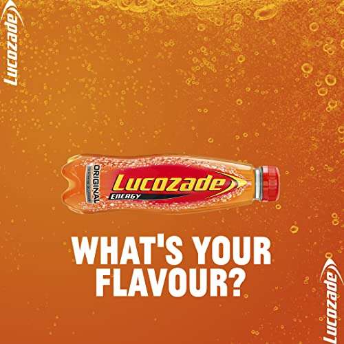 Lucozade Energy Drink, Original/orange Flavour, Fizzy, 4 Pack, 380ml Bottles £2.09 @ Amazon (prime exclusive)