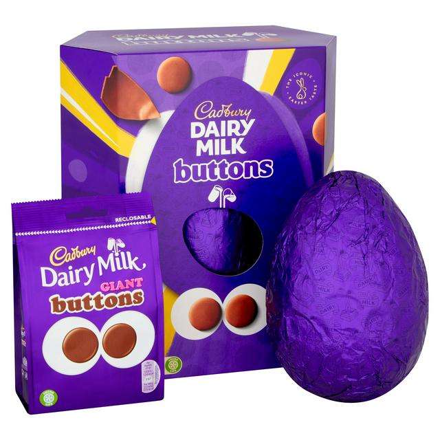 Cadbury Dairy Milk Giant Buttons Easter Egg 419g for £8 @ Sainsbury's