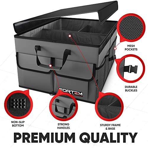 Fortem Car Boot Organiser, Car Storage Organiser, Car Accessories - £28.04 Dispatches Amazon Sold by FORTEM Store