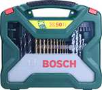 Bosch 50-Pieces X-Line Titanium Drill and Screwdriver Bit Set (for Wood, Masonry and Metal, Accessories Drills)