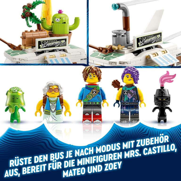 LEGO 71456 DREAMZzz Mrs. Castillos Turtle Bus Build the RV Toy