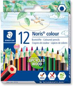 STAEDTLER 185 01 C12 Noris Colour Half-Length Pencils - Assorted Colours (Pack of 12) - £1.11 @ Amazon