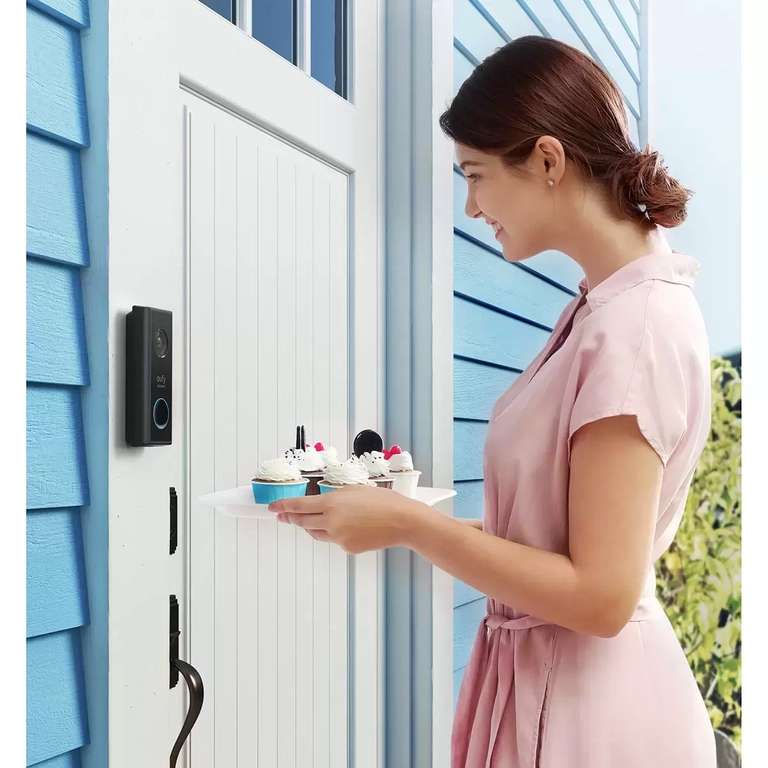eufy 2K Video Battery Doorbell with HomeBase 2 16GB Local Storage