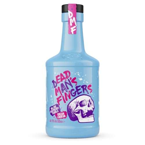 Dead Man's Fingers Blue Raspberry Tequila Cream Liqueur 50cl