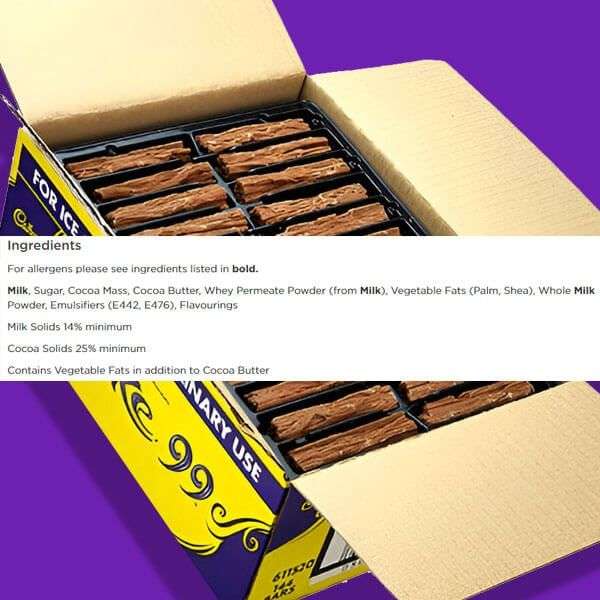 144 x Cadbury Flake 99 Mini Milk Chocolate Bars (Max 1 Box / Min £25 Spend)