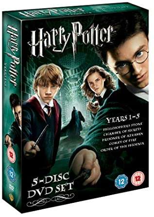 Harry Potter 1-5 DVD (used) £4.58 / Harry Potter 1-7 DVD £6.56 (used) delivered with code @ Music Magpie