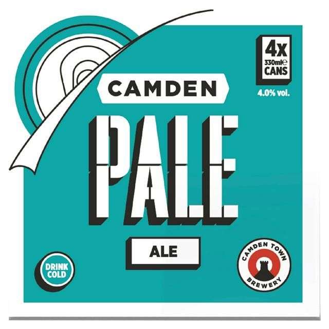 Camden pale ale 4 x 330ml @ Sainsbury's - £2.30