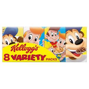 Kellogg's Variety Cereal 8 Pack 196G 85p-90p - In Harpurhey