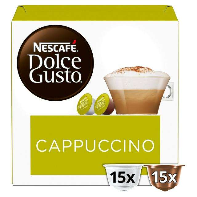 Nescafe Dulce Gusto Cappuccino pods x 15