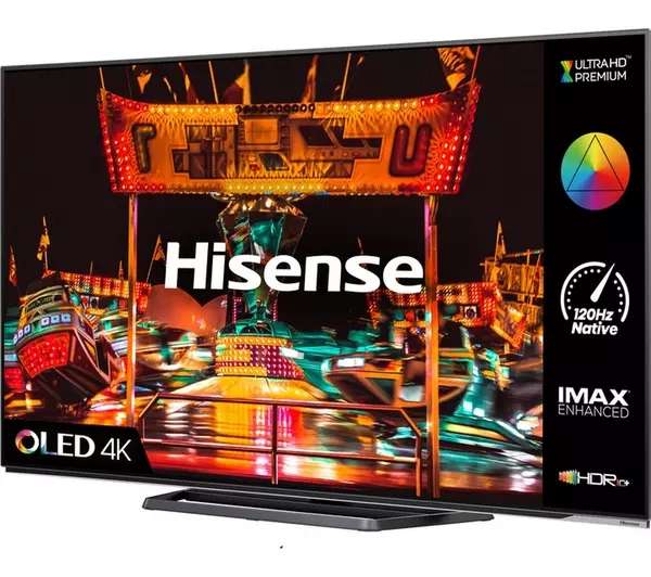 Hisense 65A85HTUK 65 Inch OLED 4K Ultra HD Smart TV - Members Only (From 16th October)