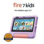 Fire 7 Kids tablet | 7" display, ages 3–7, 16 GB, various colours £44.99 delivered at Amazon