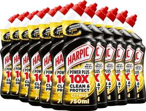 12x 750ml Harpic Power Plus toilet cleaner £14.04 S&S, 20% off first time S&S