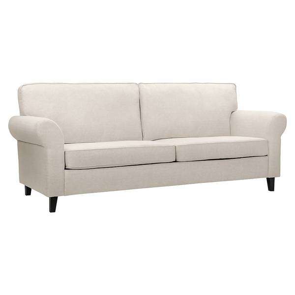 Linea Woven Fabric 3 Seater Sofa in a Box - Natural or Grey