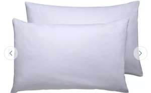 Argos Home Cotton Soft Pair of Pillow Protectors + Free Collection