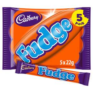 Cadbury Fudge Chocolate Bar 5 Pack (Nectar Price)
