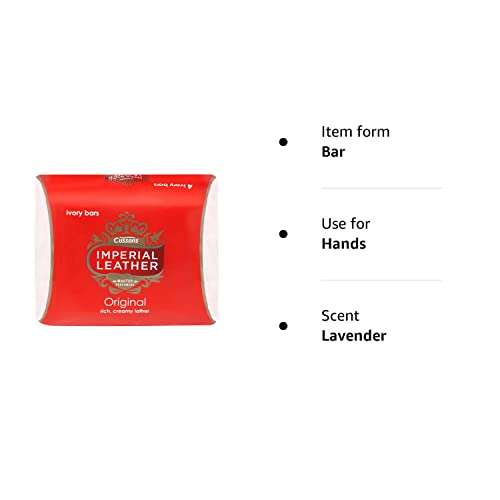 Imperial Leather Bar Soap Original Classic Cleansing Bar Multipack of 4x8 bars Total 32 bars (£15.20/£13.60 S&S) + 5% off voucher on 1st S&S