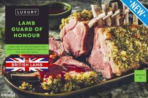 Luxury Lamb Guard of Honour 1kg - £9.50 @ Iceland