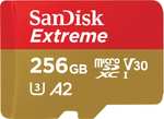 Sandisk Extreme 256GB Micro SD Card - £31.99 @ Amazon