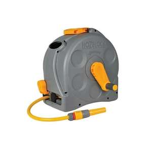 Hozelock 2415 2-in-1 Assembled Hose Reel with 25 Metre Hose - collect or £4.99 delivery