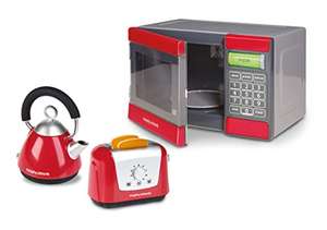 Casdon Morphy Richards Microwave, Kettle & Toaster Set Stylish Toy Kitchen Appliances - £24.84 @ Amazon
