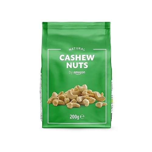 Amazon Whole Cashew, Unsalted, 7 x 200g, 1400g - £10.32 ( Voucher +15% S&S)