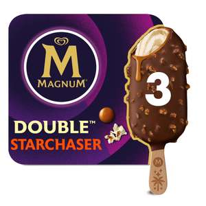 Magnum Ice Cream Sticks Double Starchaser 3 x 85 ml