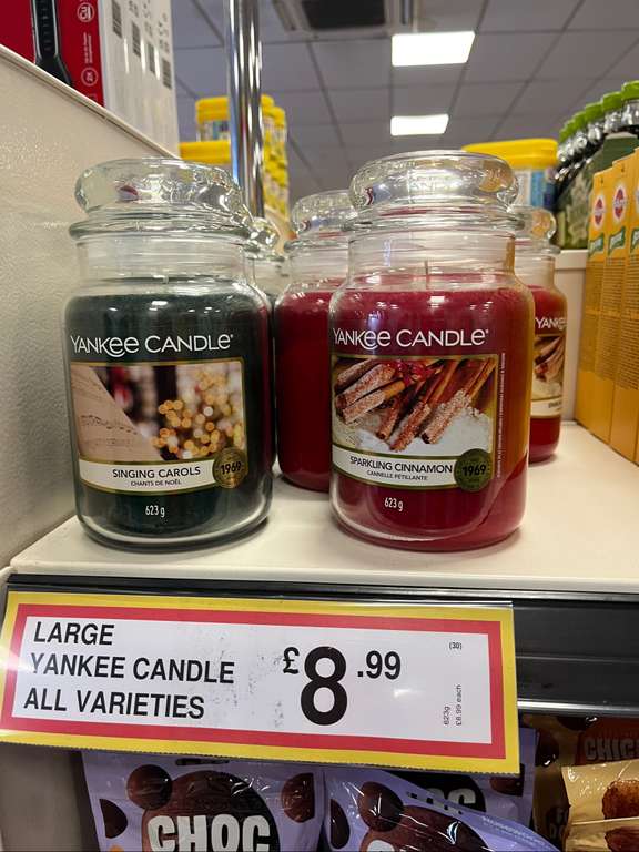 Yankee large candles (All varieties) for £8.99 at Farmfoods Walsall