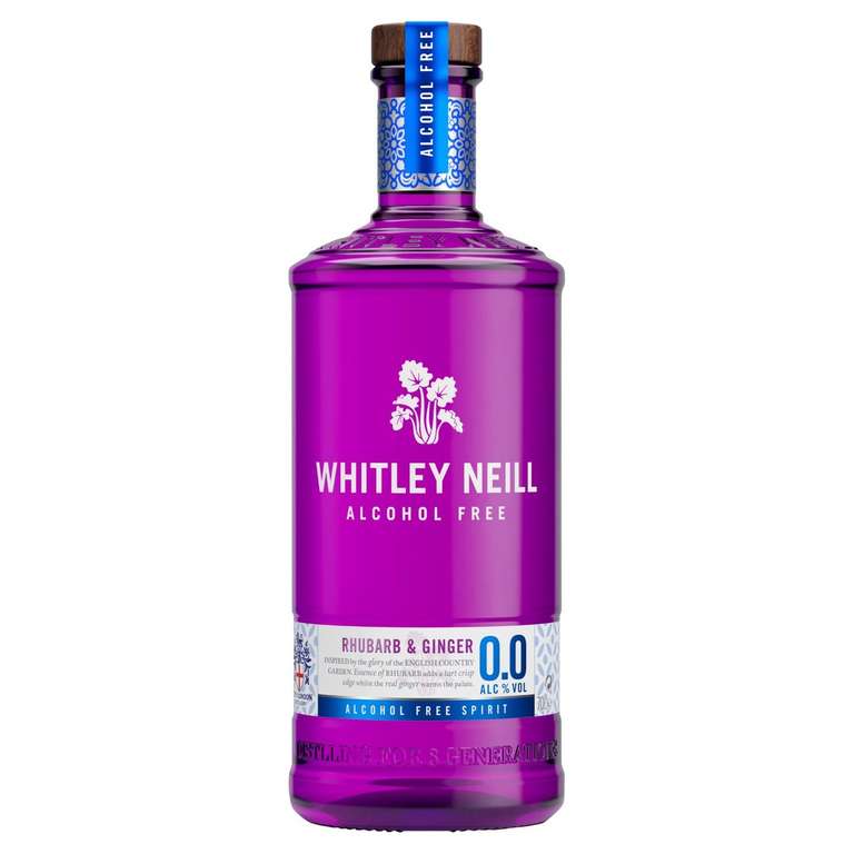 Whitley Neill Rhubarb & Ginger Alcohol Free Spirit 70cl £15 @ Morrisons