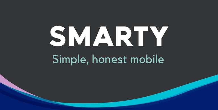 Smarty 24GB data, Unlimited min and text, EU roaming (5GB) + £12 TopCashback - 1 month plan, no contract
