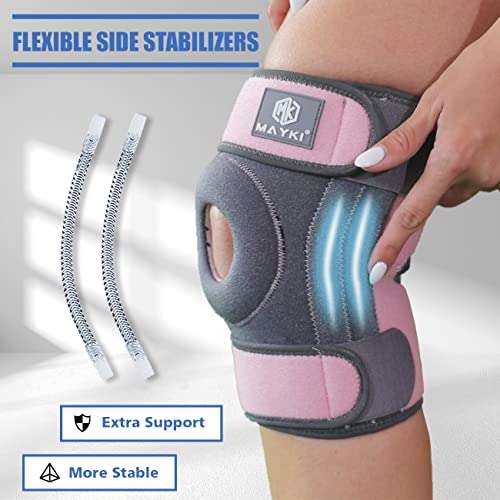 MAYKI Knee Support for Women 1 PCS, Adjustable Knee Support Brace for Women with Patella Gel Pad By MEIKY-UK FBA
