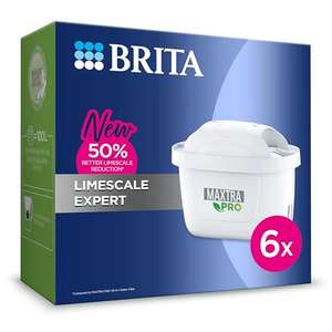 BRITA MAXTRA PRO Limescale Expert Water Filter Cartridge 6 Pack