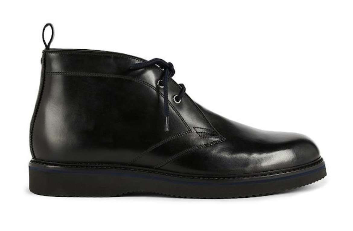 Leather Ted Baker Vedro Boots Black 