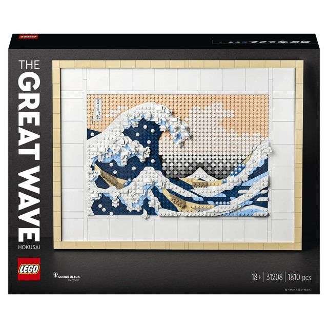 Lego Art Hokusai - The Great Wave - 31208 w/voucher (Selected Accounts)