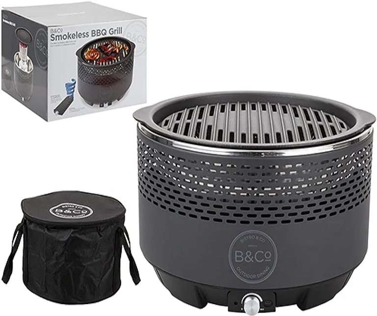Summit B & Co Alfresco Smokeless BBQ Grill in Slate Grey with Handy Carry Case instore at Queensbury