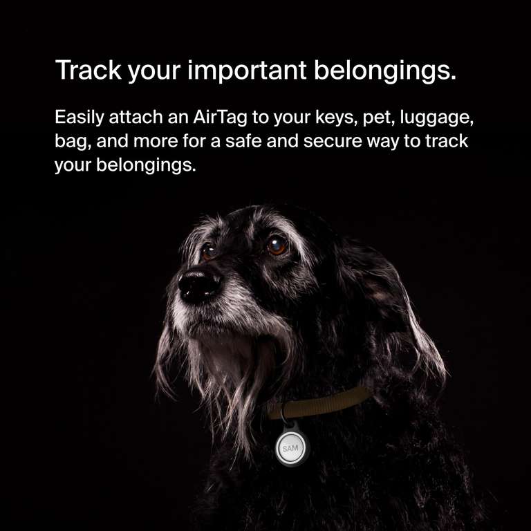 Belkin Airtag holders 4 pack (BLACK)