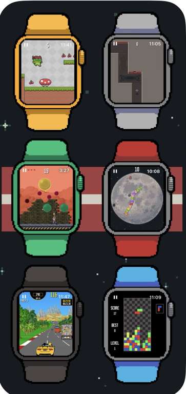 Mini Watch Games - Retro Twist - free on App Store