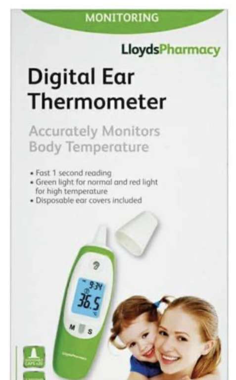 Lloyds Pharmacy Clearance - up to 60% off - Eg LloydsPharmacy digital ear thermometer for £10