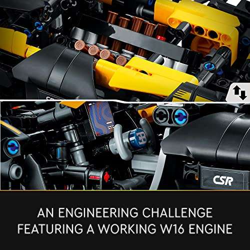LEGO 42151 Technic Bugatti Bolide Racing Car Model Building Set, Race ...