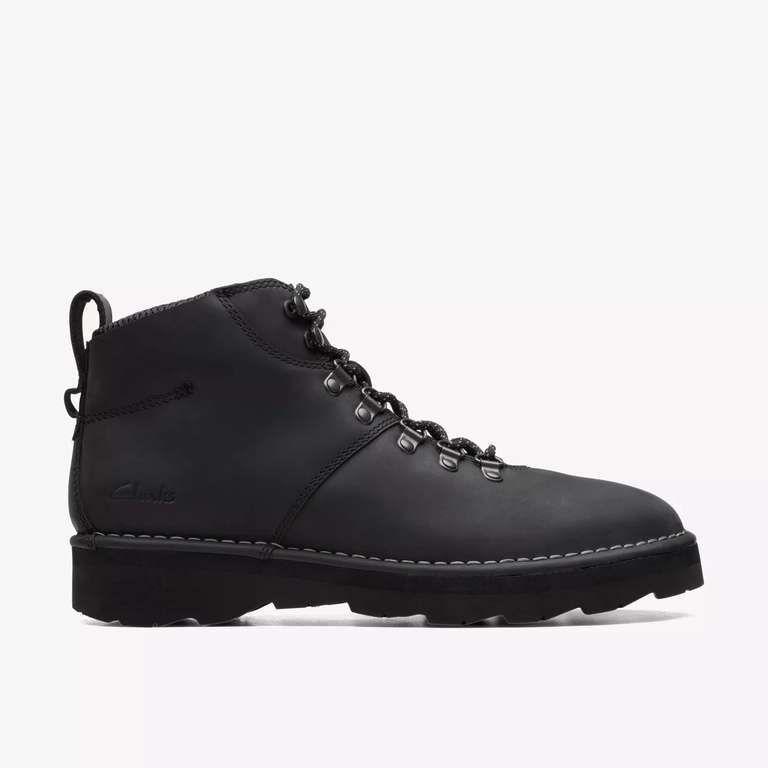 Clarks Mens Craftdale Hike Leather Boots (Sizes 6-12) - W/Code