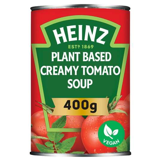 Heinz Plant-Based Vegan Creamy Tomato Soup 400G £1.25 (Clubcard Price) @ Tesco