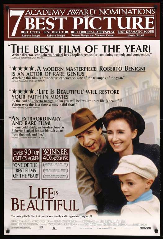 Life is Beautiful HD £3.99 to Buy @ Amazon Prime Video
