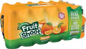 Robinsons Fruit Shoot Orange 24 x 200ml PET bottles £5 each (Minimum order quantity of 3) @ Amazon