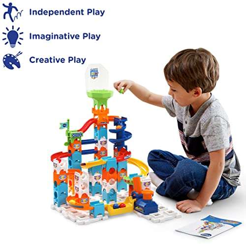 VTech Marble Rush Spiral City, Construction Toys for Kids with 5 Marbles and 62 Building Pieces £14.99 @ Amazon