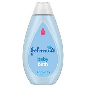 Johnson's Baby Bath 500 ml Gentle and Mild for Delicate Skin and Everyday Use £1.50 / £1.43 + 15% voucher on 1st Subscribe & Save @ Amazon