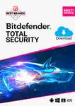 Bitdefender Total Security 2023 |10 Devices | 1 Year Subscription | PC/Mac | Activation Code by email Sold by Amazon Media EU S.à r.l.