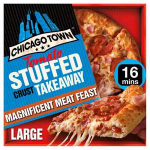 Chicago Town Takeaway Crust Large 645g Pizzas £2.50 each with bonus card @ Iceland