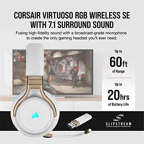 Corsair virtuoso 7.1 RGB Wireless Headset £89.99 @ Amazon
