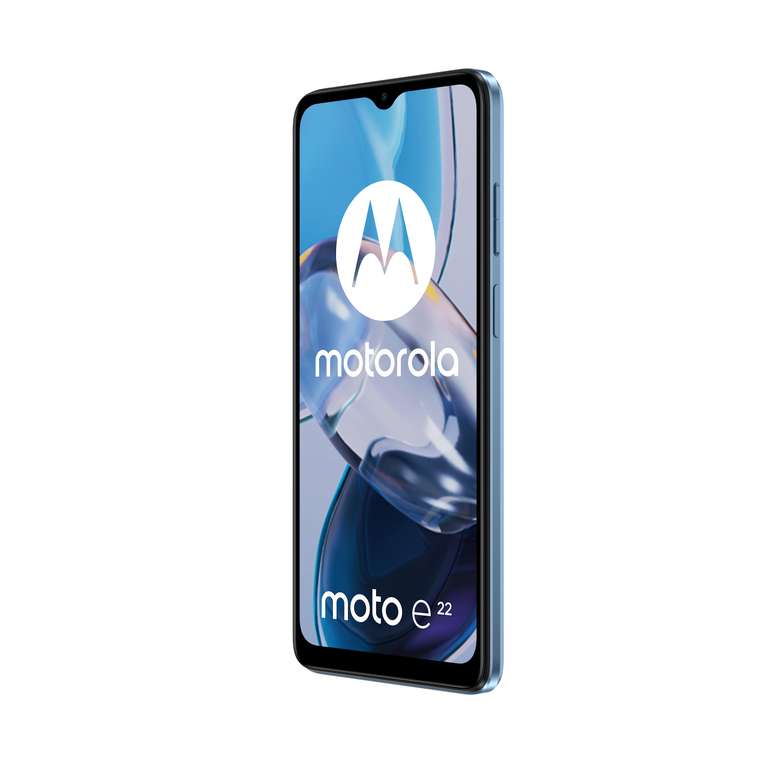 Motorola Moto E22 Crystal Blue