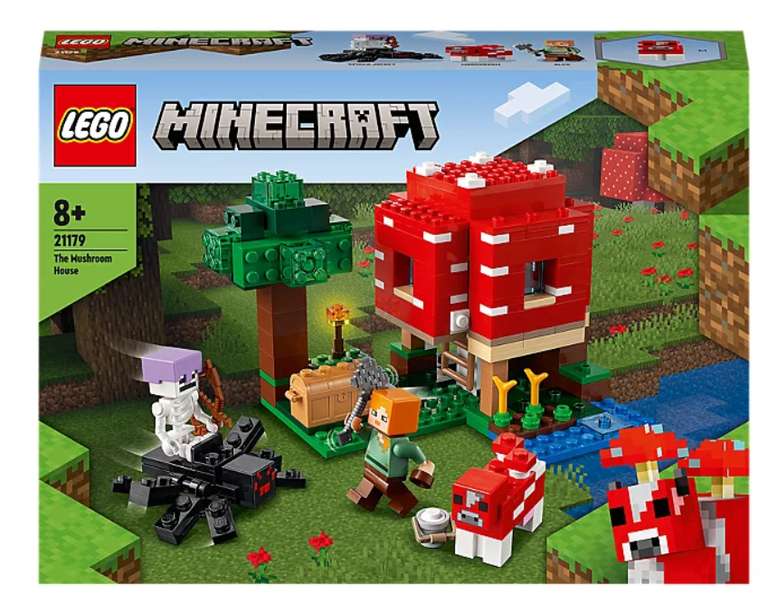 Lego Minecraft The Mushroom House 21179 £4.25 in-store Sainsbury's Spalding