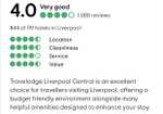 Liverpool Central Sunday 19th March 2 adults £28.99 @ Travelodge